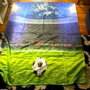Soccer World Cup flag for dorm or wall decor 79 x 59.